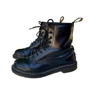 Dr. Marten 1460 Smooth Leather Lace Up Boots Women Size 8 EU Size 39